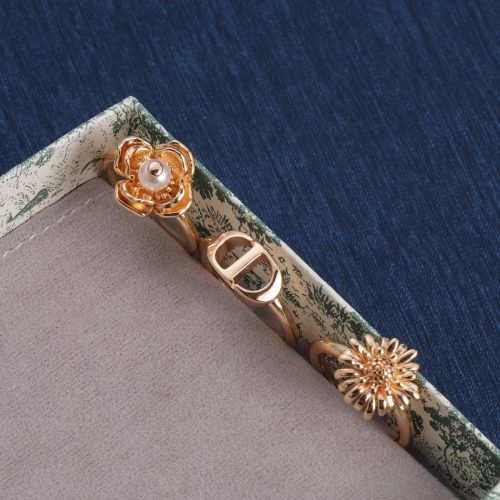 Luxury 3pcs Jewelry Set CD Style Gold Plated Gift Box