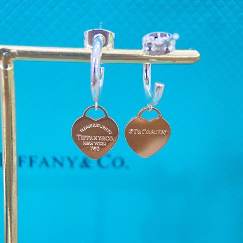 輕奢愛心耳掛｜新款玫銀雙色氣質耳吊 Light Luxury Heart Ear Hook | New Rose & Silver Two-Tone Elegant Ear Dangle