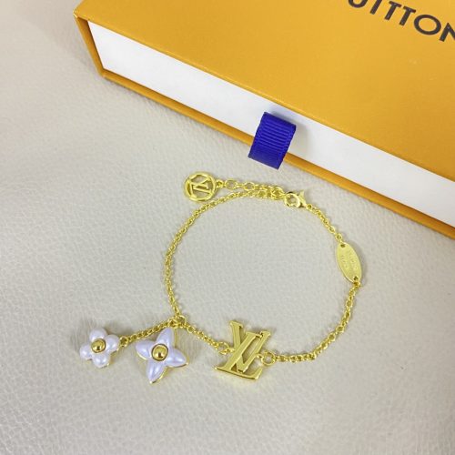 Minimal Three Flower Alph Edge Stack Bracelet｜Hypoallergenic Anti Tarn Daily Light Luxury with Gift Package