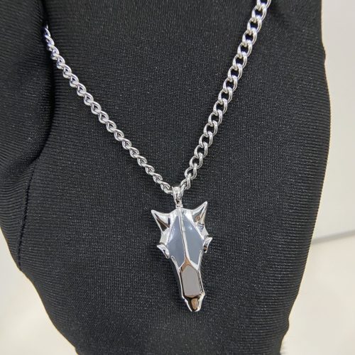 Luxury Enamel Horse Head Pendant Necklace Minimalist Fashion Jewelry