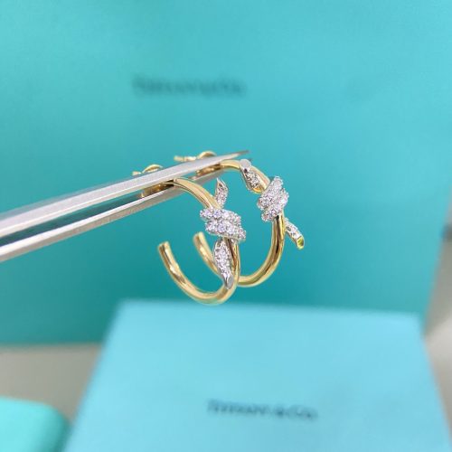 高級感鑲鑊繩結耳環｜設計師款輕奢耳飾｜